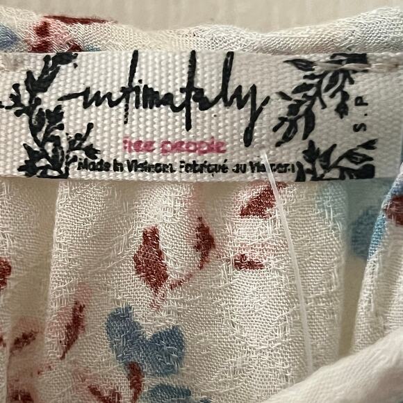 Free People Intimately Free Take It Away Bodysuit In Ivory Combo Size Small - Picture 7 of 12